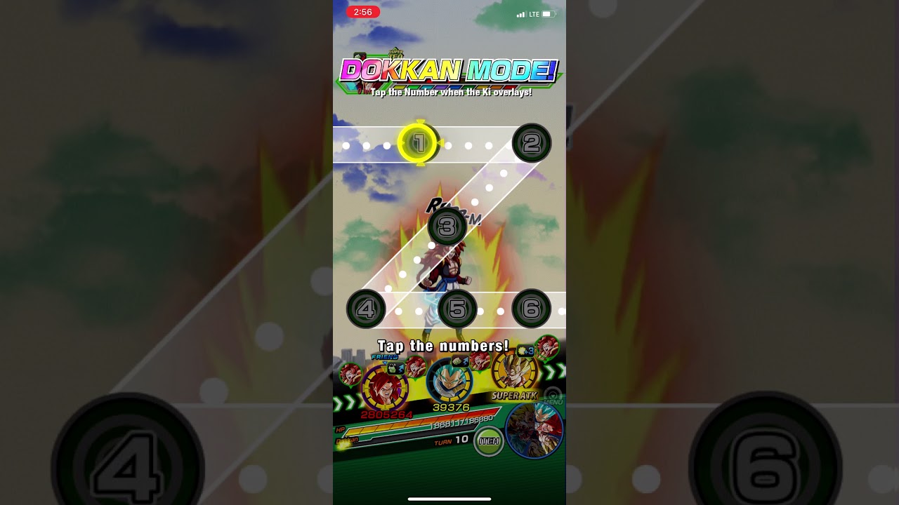 INT Super saiyan 4 Gogeta active skill (Global)