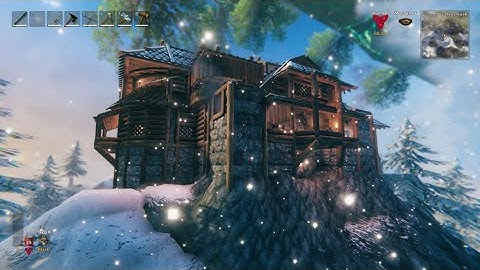 Valheim Mountain Residence showcase (still WIP)
