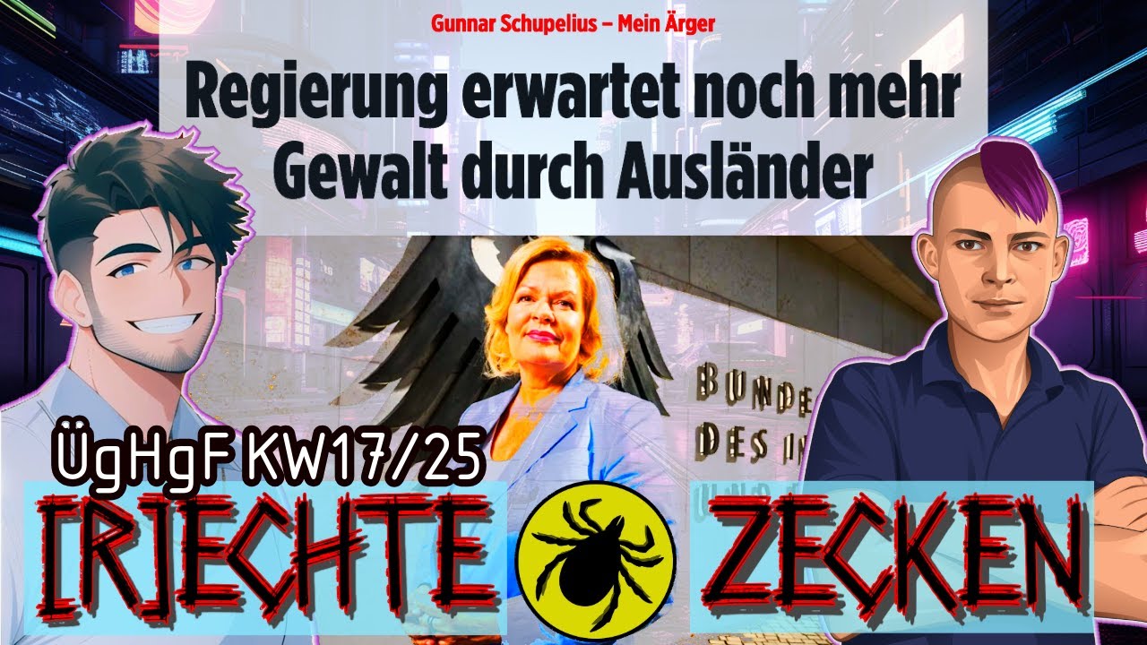 ÜgHgF [KW17-25] - Übliche, grundlose Hetze gegen Flüchtlinge | [R]Echte Zecken #35