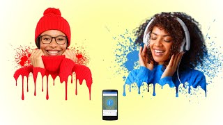 Famous Dripping paint Splatter / Portrait effect / #pixellabtutorial Profile