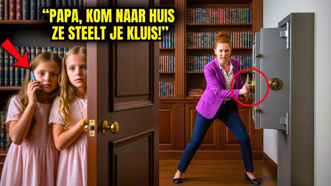 De tweeling belt hun miljonairsvader en beschuldigt de stiefmoeder: 