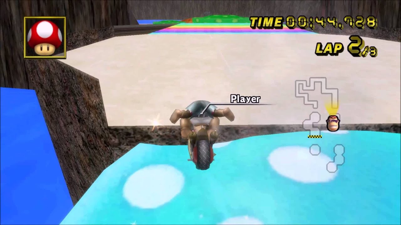 [MKW TAS] Kinoko Cave 1:36.800 - YouTube
