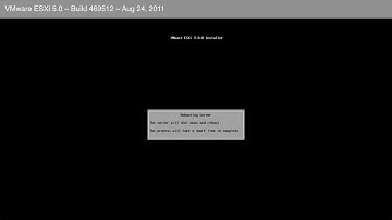 VMware ESXi 5.0 Install