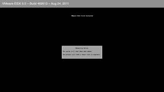 VMware ESXi 5.0 Install VMware ESXi 5.0 Install