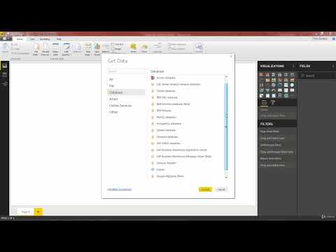 Types of Data Connectors in Power BI Desktop | Microsoft Power BI Desktop for Business Intelligence