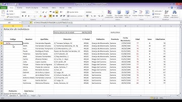 Excel Funciones Concatenar y Extrae