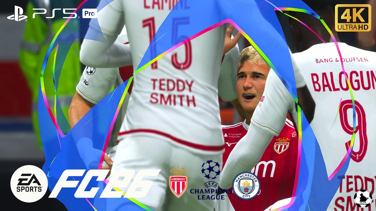 EA SPORTS FC 26 | AS Monaco vs Manchester City | UCL | Union Park Stadium [ GAMEPLAY 4K PS5 PRO ]