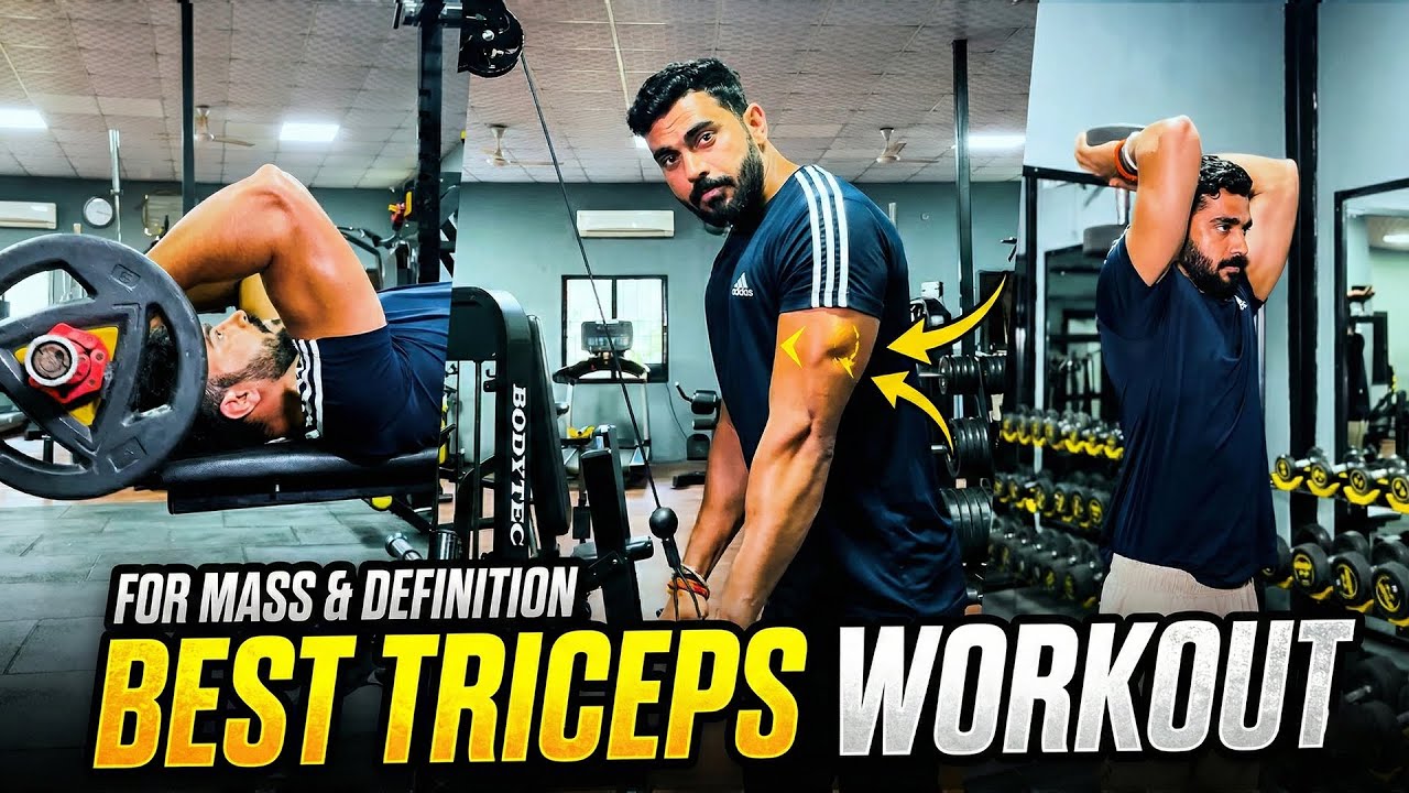Triceps Workout for Bigger Arms 💪 | Best Triceps Exercises for Mass ...