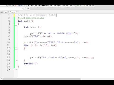 C program to print multiplication table #coding #cprogramming #explore #technoogy  #learning #viral 