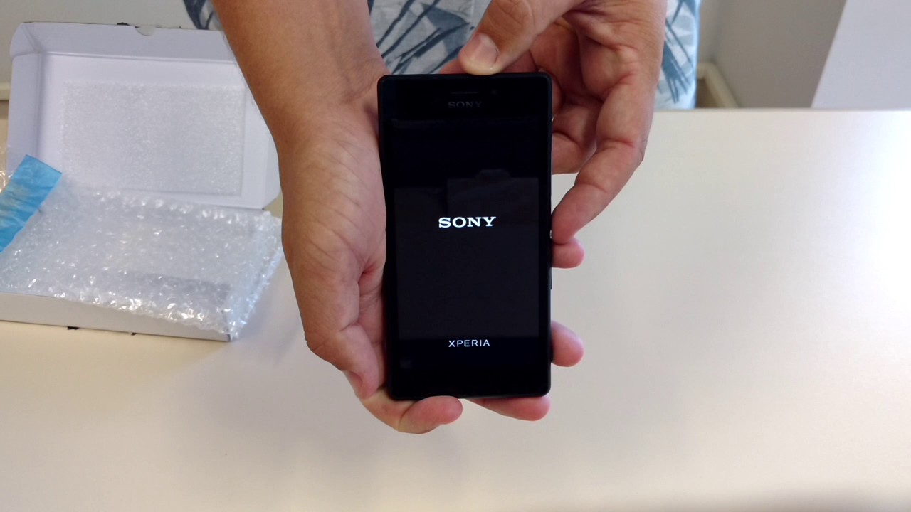 DEMONSTRAÇÃO SONY XPERIA M2 AQUA (OURO)