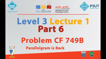 Geometry | Problem CodeForces 749B  | Level 3 Lecture 1 Part 6 - JCPC Summer Training 2018