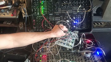 SPUTNIK Oscillator / Quad VCF/VCA / Function Source modular sequence