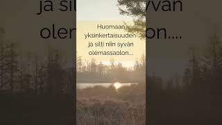 Ajatus on silta Kokonaisuuden oivaltamiseen. #ajatusjooga #rajajooga #wholeness @via-akatemia