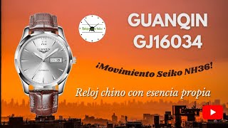 ¿Un reloj chino con propuesta original? 🤔 | ¡Sí, es posible! 😃| GUANQIN GJ16034 | Reseña en Español