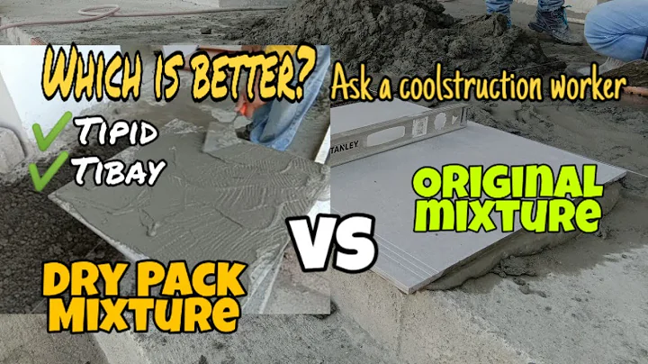 Floor Tiles: Comparison Between Dry Pack and Original Mixture | How to Install Floor Tiles - DayDayNews