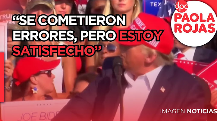 “Se cometieron errores, pero estoy satisfecho”: Trump sobre investigación de su atentado | DPC