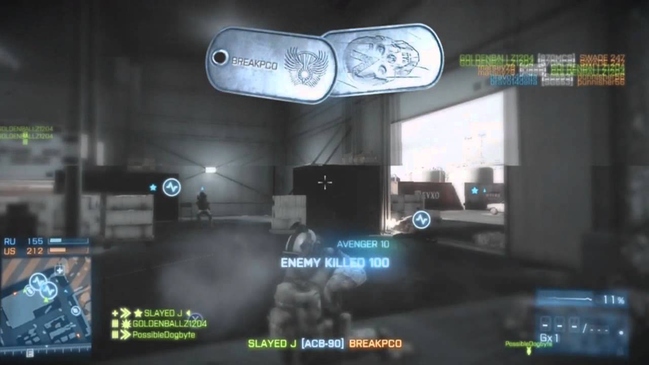 Battlefield 3: ONLYUSEmeBLADE Style in TeamDeathMatch