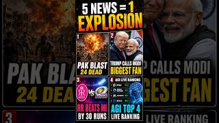 Trump Calls Modi "Biggest Fan" | CBSE Big Update | Pakistan Blast | 5 News in 60s #ipl2026 #ttending