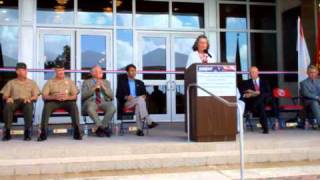 Jacquelyn Clarkson Speaks at Marine Forces Reserve HQ Opening