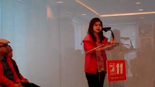 Pidato pembukaan dari Sis Grace Natalie dalam deklarasi dukungan PSI buat Ridwan Kamil