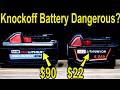 How Dangerous Are Knockoff Tool Batteries? Let’s find out!