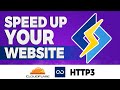 How to speed up WordPress with LiteSpeed Cache, Quic and Cloudflare CDN free - HTTP3 - WebP images