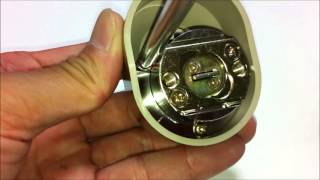 ウエスト WEST　917-442 シリンダー入替方法