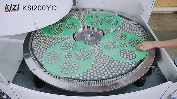 Double side grinding lapping and polishing machine