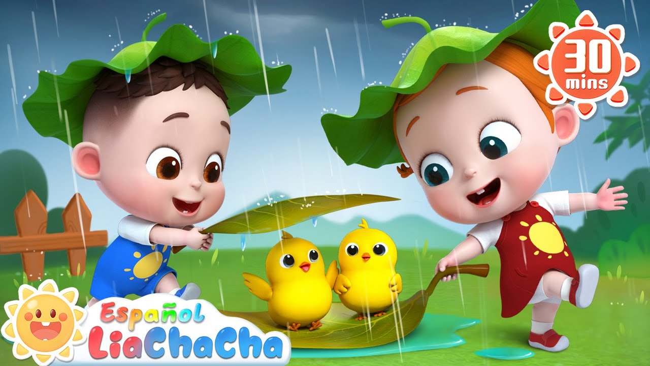 Lluvia Lluvia Vete Ya (Versión Animales de Granja 2)  | LiaChaCha en Español - Canciones Infantiles