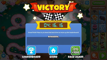 Btd6 race ‘No Pain No Gain’ Sub 5 with NO Monkey Knowledge -Slow and Easy