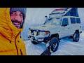 FIRST STORM in the NEW TROOPY! | Toyota Land Cruiser 78 Winter Survival