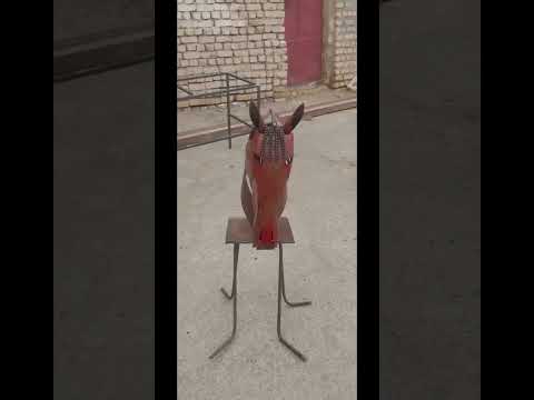 ساخت کله اسب با ضایعات آهن آهنگر خلاقانه ذوق