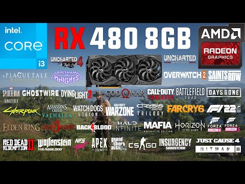 RX 480 8GB Test In 50 Games In 2022