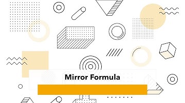 Mirror formula
