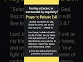 Prayer to Rebuke Evil #shorts #prayer #catholic