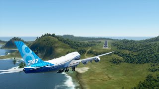 Challenging Landing At REMOTE ISLAND In Flight Simulator 2020 screenshot 4
