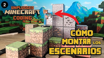 Crea tu escenario MINECRAFT sin pantallas 🧱 | Robótica educativa para niños