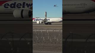 Airbus A350-941 Edelweiss Landing At Las Vegas 4K