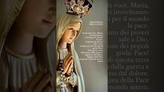Ave Maria ti preghiamo per la pace del mondo intero