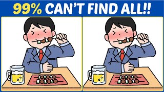 【Spot the difference】🔥10mins difficult puzzle improve your brain!!【Find the differences】