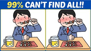 【Spot the difference】10mins difficult puzzle improve your brain!!【Find the differences】