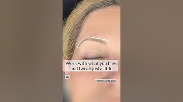 Thin #brows looking fuller  #browexpert #browtips #browshaping #eyebrows #beforeandafter #shorts