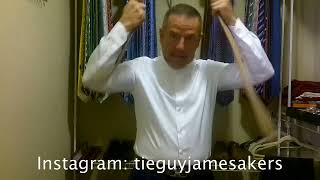 How To Tie A Full Windsor Knot Quick Tutorial James Akers, The Tie Guy