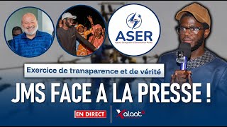 Dossier ASER/AEE POWER EPC - Jean Michel Sène face à la presse