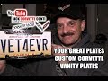 GREAT CUSTOM CORVETTE LICENSE PLATES  ~ VANITY PLATES