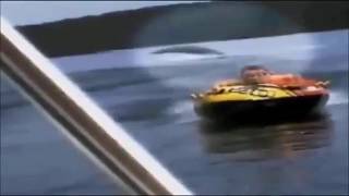 A large unknown creature in the background of this video taken on Lake Champlain, Vermont