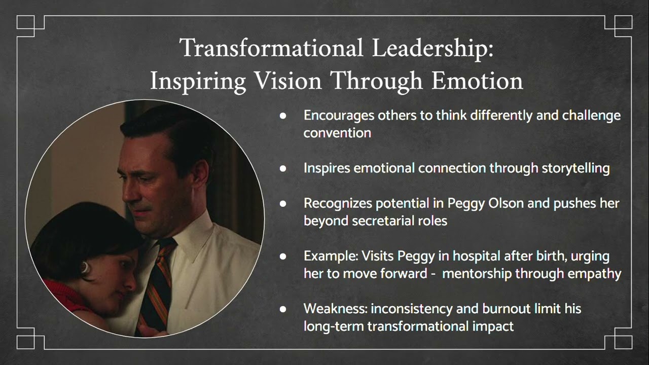 Don Draper: The Illusion of Leadership - BMT 855