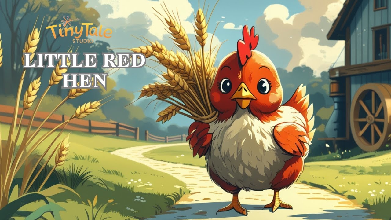 The Little Red Hen Story 🐔🌾 | English Moral Stories | Bedtime Stories # ...