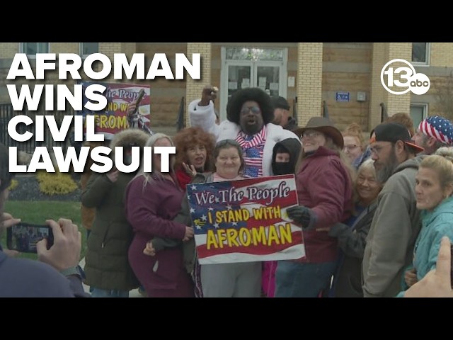 Afroman prevails in defamation trial over music videos mocking police raid on his home