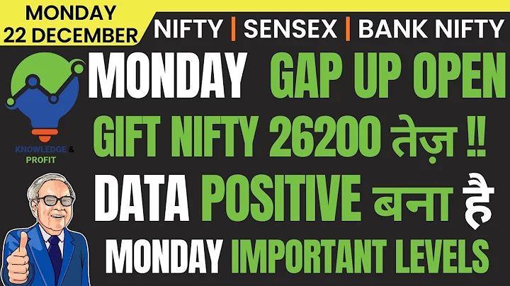 MONDAY GAP UP OPENING | NIFTY & BANK NIFTY PREDICTION AND ANALYSIS FOR MONDAY, 22 DECEMBER 2025
